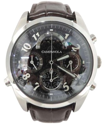 Citizen Campanola CTR57-1091 6771-T010768 TA Quartz Watch Leather