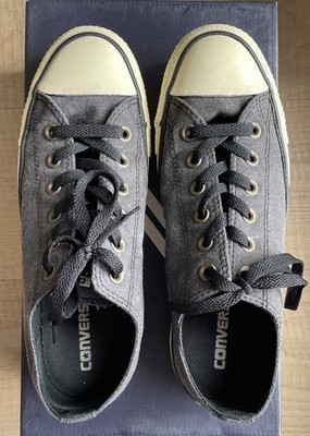 Converse All Star Herren Sneaker Low Top Canvas Grau/Beige/Schwarz EU 40