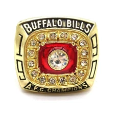 1990 Buffalo Bills JIM KELLY AFC Division Championship Ring 