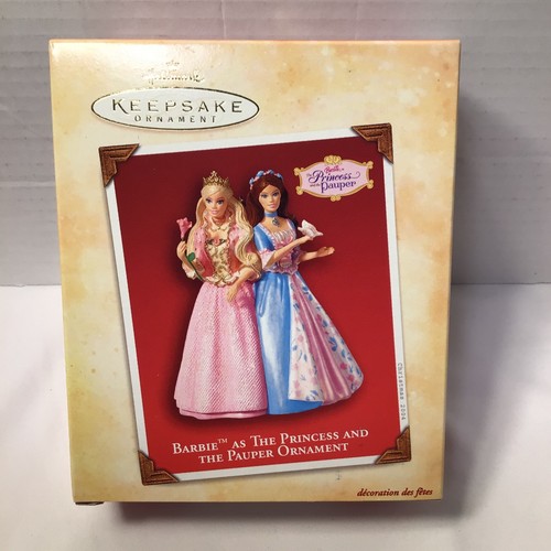 HALLMARK KEEPSAKE ORNAMENT BARBIE AS "THE PRINCESS & THE PAUPER" - 2004 - Picture 3 of 4