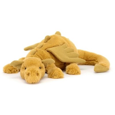 Jellycat Golden Large Dragon Soft Plush Toy Cute Stuffed Animal Toy 50cm/20'' NWT