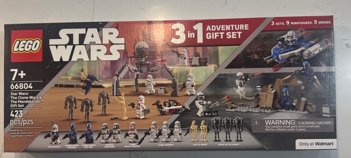 LEGO Star Wars #66804 Clone Wars & Mandalorian Gift Set 3-In-1
