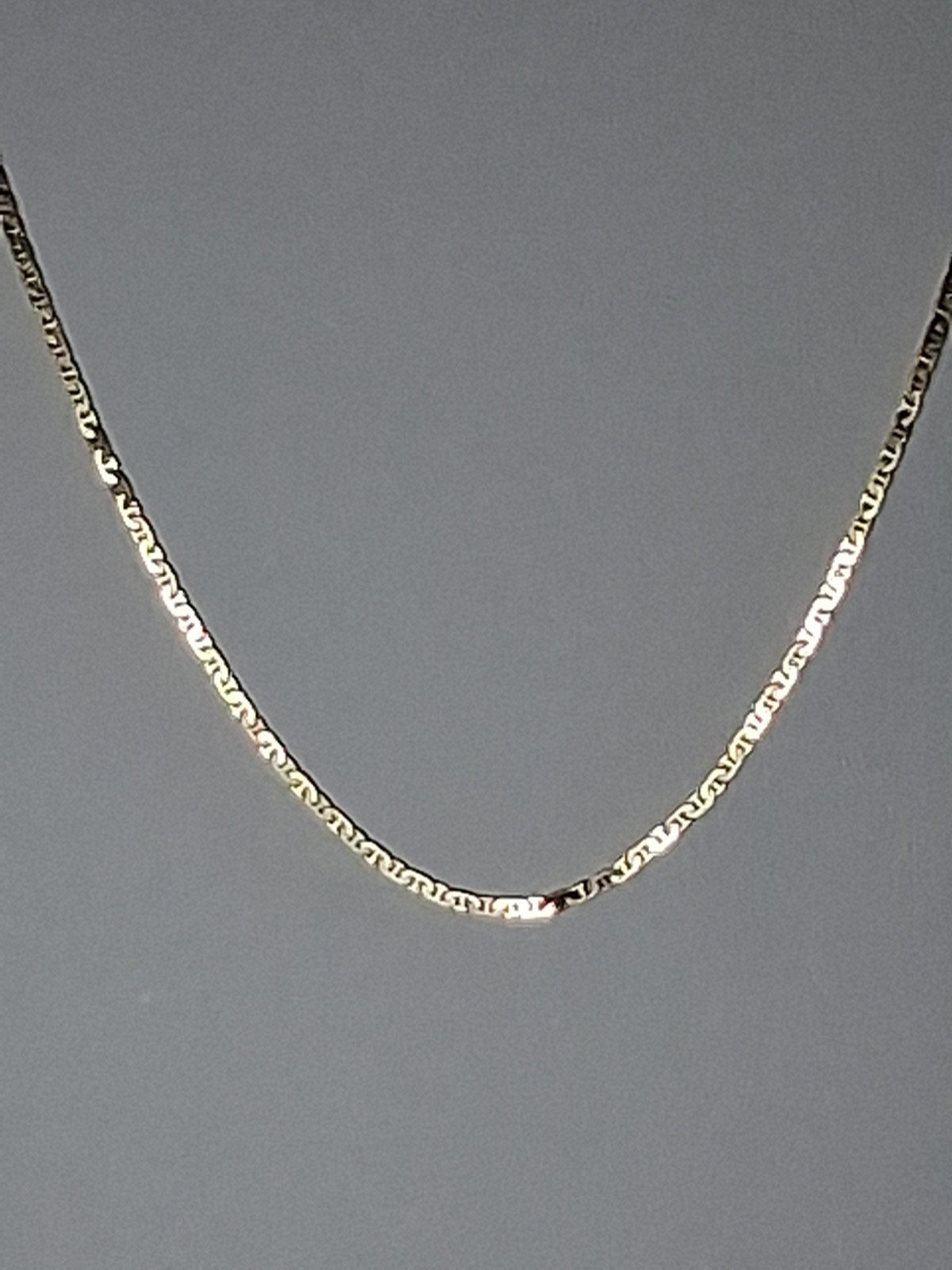 10k Solid Yellow Gold Mariner Chain 1.5mm 22