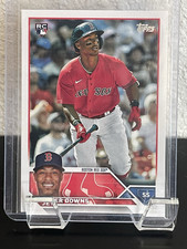 Topps 2022 Series 1 Jeter Downs #165 Rookie Boston Red Sox Baseball Card. rookie card picture