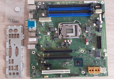 Fujitsu Mainboard D3162-A12 GS 1   gebraucht & voll funktionsfähig + I/O-Blende