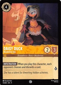 Daisy Duck Musketeer Spy 11/204 Fabled Disney Lorcana 019578
