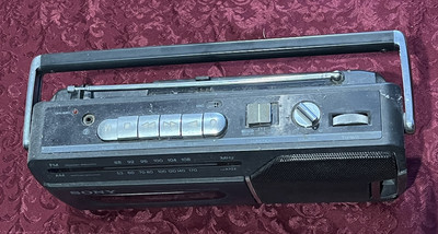 SONY Cassette-Corder AM/FM CFM-140 II Bands Vintage ( No Cord