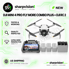 DJI Mini 4 Pro Fly More Combo Plus RC2 Authentic Fast US Shipping Camera Drone