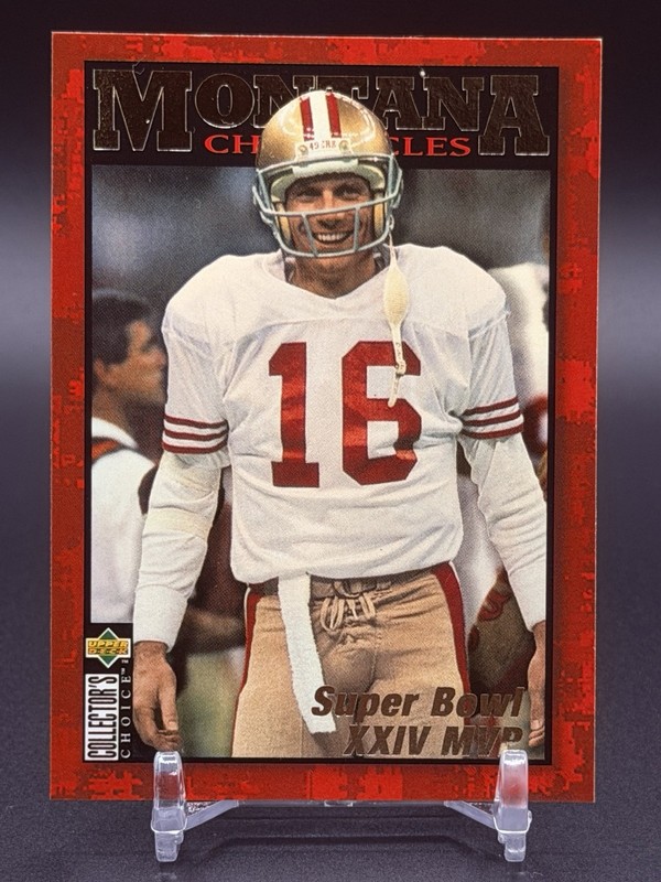 1995 Upper Deck Collector's Choice - Montana Chronicles Joe Montana #JM 9