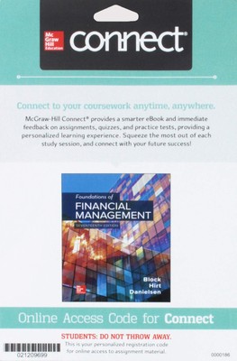 Connect Access Card for Foundations of Financial Management
