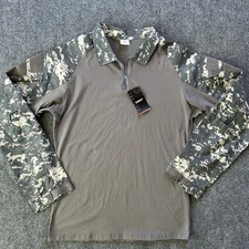 Tacvasen Shirt Mens Extra Large Esdy Green Digital  Camo Tactical Combat Battle