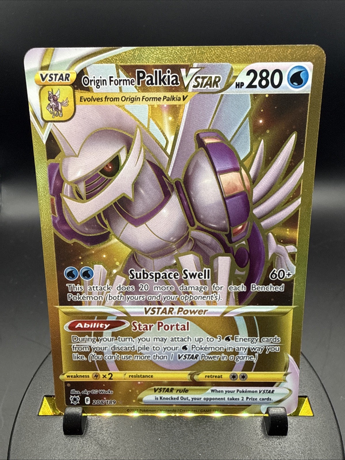 Sheld Armor Pokémon TCG Origin Forme Palkia VSTAR Sword & Shield - Astral Radiance ...