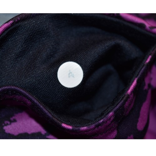 Lululemon Women's Size 4 Purple Black Leggings Mesh Sides - Picture 5 of 5