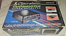 Cobra Trapshooter RD-3110 Radar Detector X K Bands w/ Box Vintage