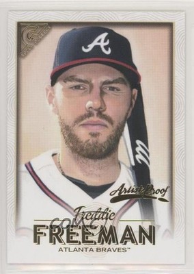 2018 Topps Gallery Artist Proof Freddie Freeman #128 b9e