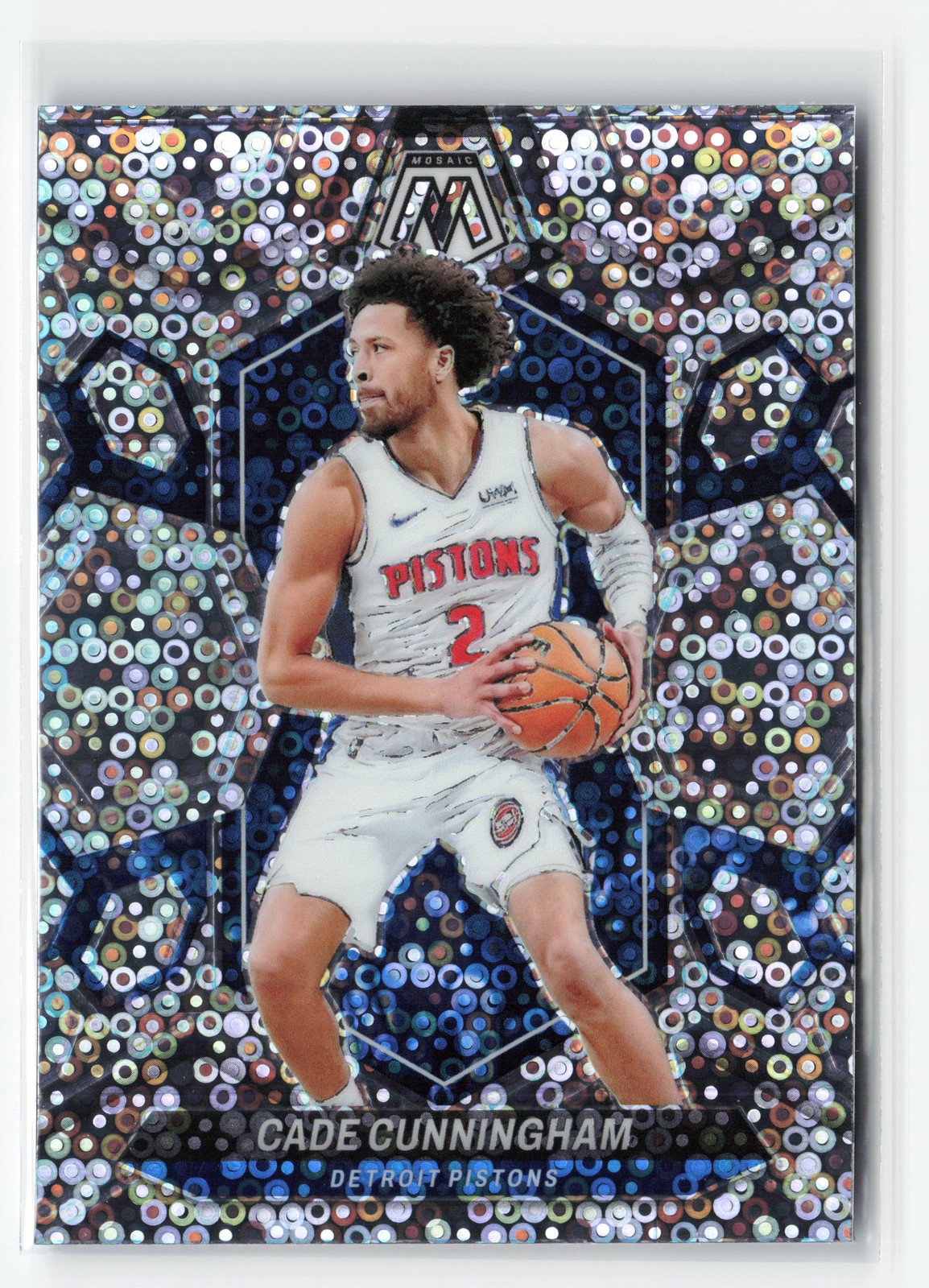 CADE CUNNINGHAM #81 2023-24 PANINI MOSAIC PISTONS FAST BREAK