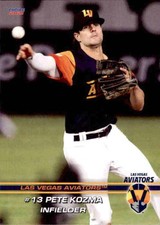 2021 Las Vegas Aviators Choice 16 Pete Kozma Broken Arrow Oklahoma Baseball Card