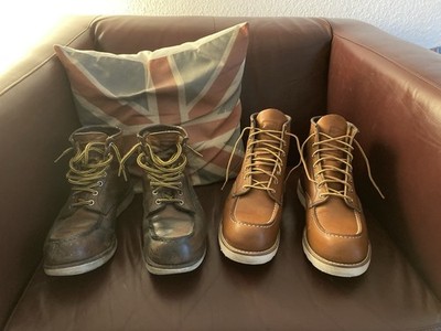 RED WING Moc Toe 875 in der Farbe Oro Legacy in Größe EUR 43,5 US 10,5 UK 9,5