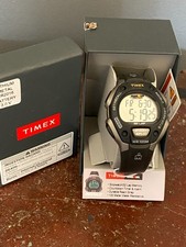 Timex Ironman Triathlon Watch Mens Digital 30 Lap INDIGLO WR 100M T5E901 Black