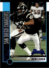 2002 Bowman Ben Leber Rookie San Diego Chargers #204