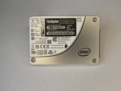 Intel DC S4500 1.92 TB 2.5'' SATA III SSD SSDSC2KB019T7L Lenovo ThinkSystem