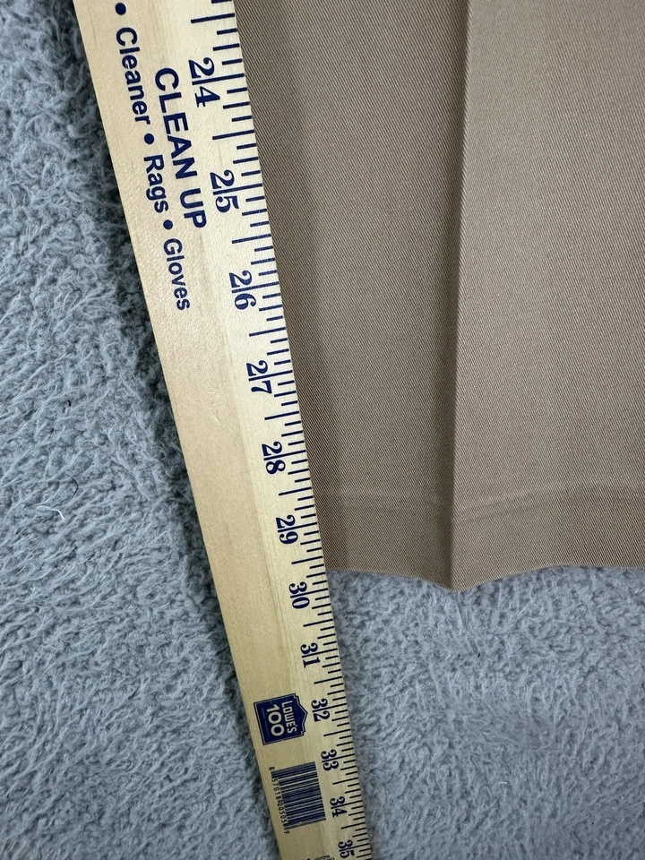 Charles Tyrwhitt 裤子男式 34x30 卡其色超修身非铁弹力斜纹布 — 第 4/4 张图片