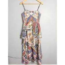 Farm Rio Boho Glam Maxi Dress Medium NWT