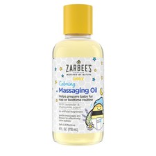 Zarbee's Baby Massage Oil, Calming and Soothing with 4 Fl Oz Pack of 1