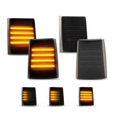 Bestview Sequential Amber LED Front Corner Side Marker Turn Light for 1988-19...
