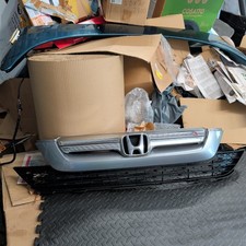 HONDA CR-V CRV MK3 2007-2009 Front Bumper Upper Grille Silver