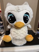 Hoots The Interactive Animated Owl Plush Toy FAO Schwarz 13" tested works 