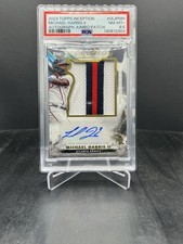 2023 Topps Inception Michael Harris II RC Jumbo Patch Autograph 35/99 PSA 8.5