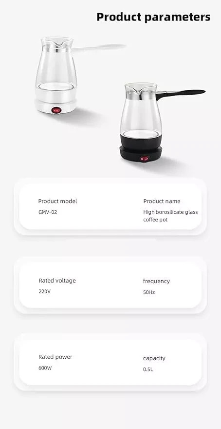 Arabic, Greek, & Turkish Electric Coffee Maker Machine Pot Warmer Kettle