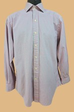Polo Ralph Lauren Mens Classic Fit Pink Dress Shirt 15.5/33 Large