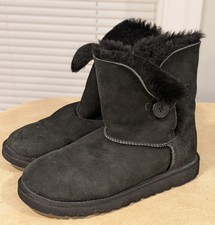 Ugg Bailey Button II Water Resistant Genuine Shearling Boot Women's Size 5