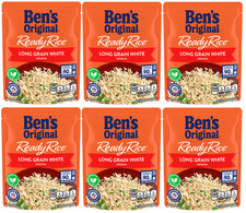 Ben's Original Ready Rice Long Grain White 6 Pack