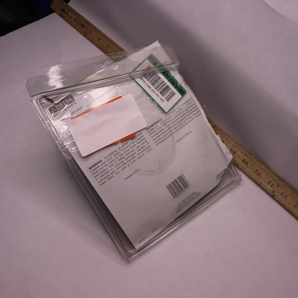 Delta 1 manija perilla válvula moldura gris cromo RP77740-3 falta herrajes Foto 3 de 4