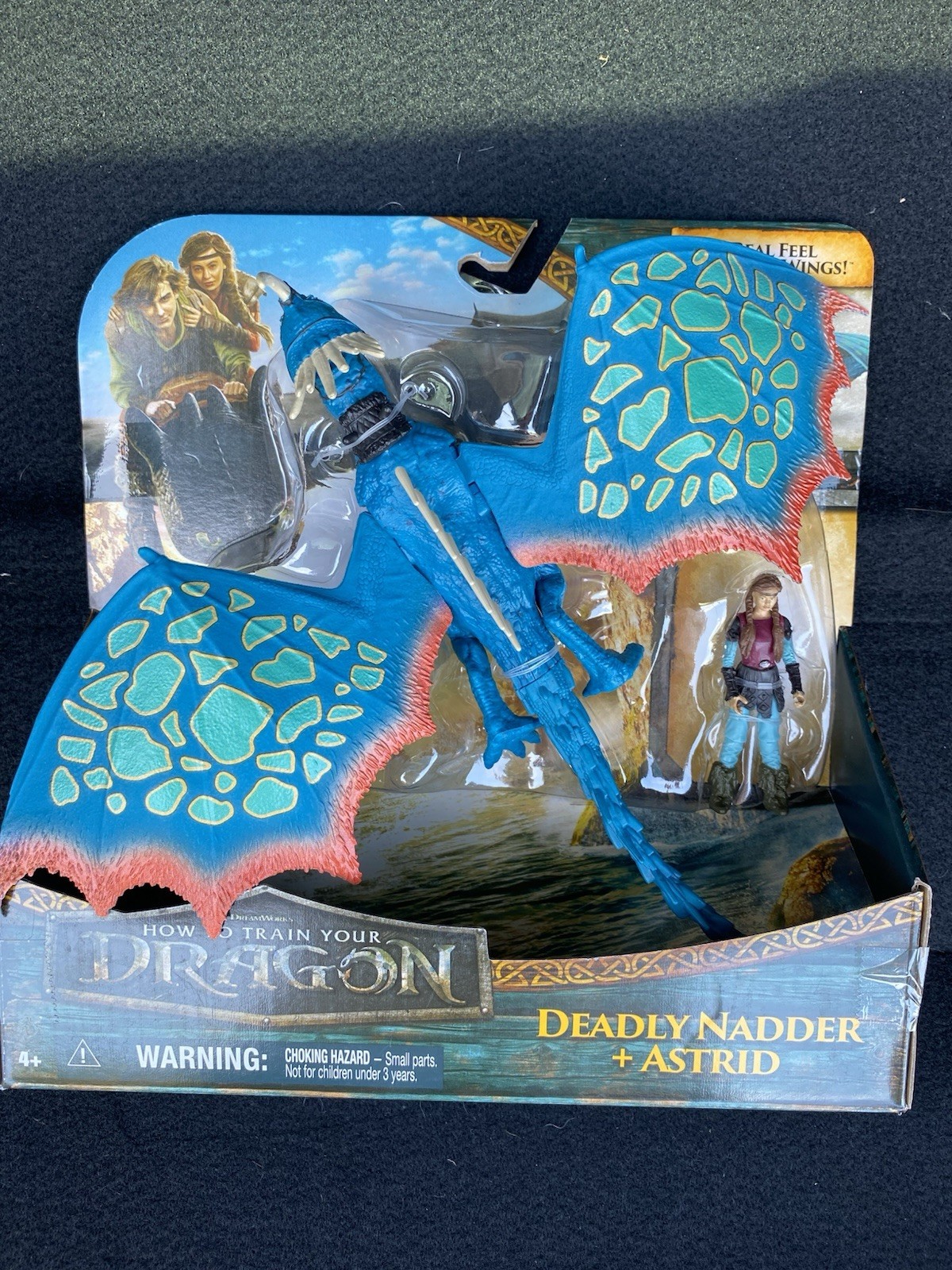 How To Train Your Dragon Unisex Multicolor Deadly Nadder & Astrid Action Figures - Image 3