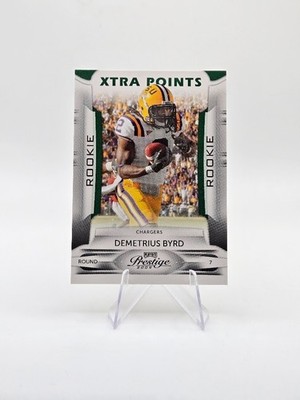 Demetrius Byrd 2009 Panini Prestige RC Xtra Points Green SP /25 #141 Chargers