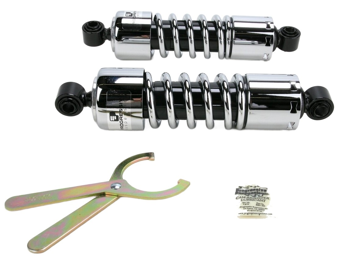 Progressive 412 Series Motorcycle Chrome 11