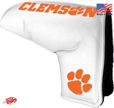 Team Golf NCAA Tour Blade Putter Cover White Magnetic Closure Fits Most Putters