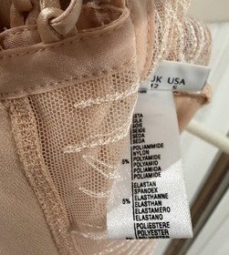 La Perla Silk Babydoll Chemise Slip Lace Lingerie Nightgown Size 2