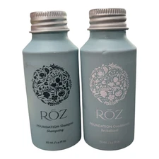 Roz Foundation Foundation Shampoo & Conditioner Set, Travel Size -Ships Free