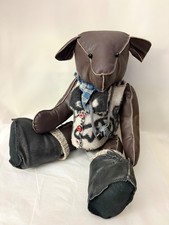 Vtg Heirloom Bears Handmade HIKER BIRD WATCHE...