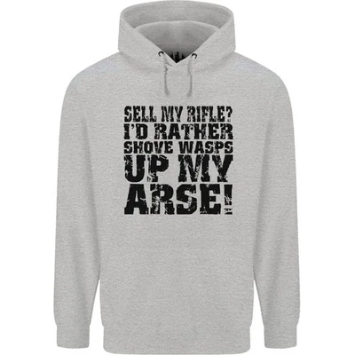 Vends Mon Fusil? Soldat Fermier Hoodie à Capuche 80% Coton Homme - Photo 1/4