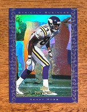Randy Moss 1999 Upper Deck MVP Strictly Business Minnesota Vikings