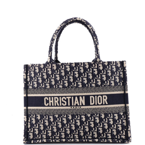 Christian Dior Book Tote Oblique Canvas Medium