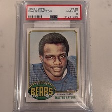 Topps 1976 Walter Payton Rookie Card #148 PSA 8 Chicago Bears