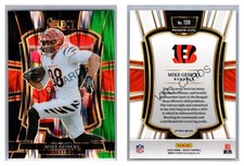 Mike Gesicki Black & Green Shock 2025 Panini Select #159