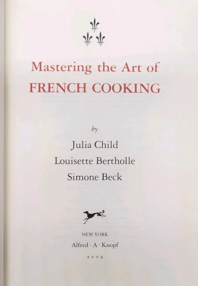 Julia Child Mastering the Art of French Cooking 2 Volumes Hardcover - Image 3 of 4